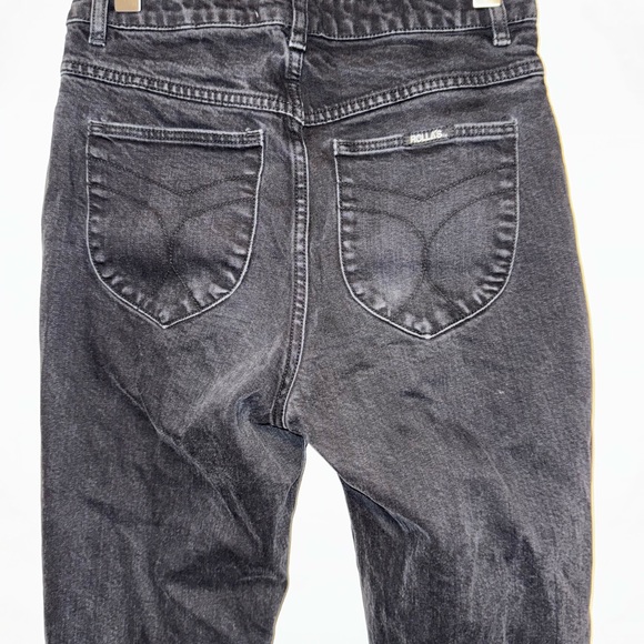 Rollas Ezy - Black Stone Worn Jeans - Picture 4 of 12